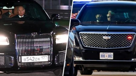 В Великобритании сравнили Cadillac Байдена и Aurus Путина