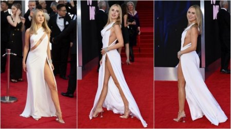 30-летняя британская светская львица Кимберли Гарнер (Kimberley Garner) в красивом платье