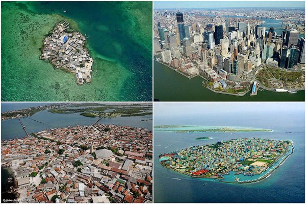 10 самых густонаселённых островов мира
