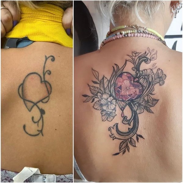 Старые и неудачные татуировки, которым подарили новую жизнь