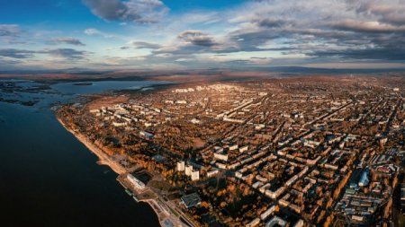 Комсомольск-на-Амуре с высоты – промышленная столица Дальнего Востока