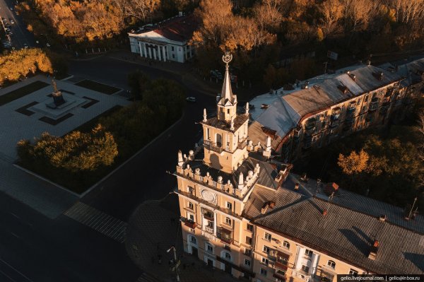 Комсомольск-на-Амуре с высоты – промышленная столица Дальнего Востока