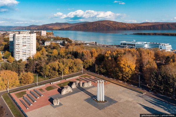 Комсомольск-на-Амуре с высоты – промышленная столица Дальнего Востока