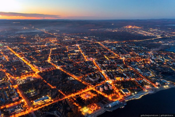 Комсомольск-на-Амуре с высоты – промышленная столица Дальнего Востока