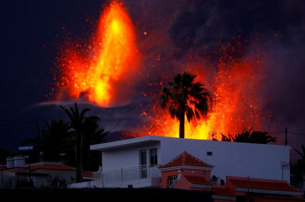Как вулкан похоронил остров Ла-Пальма под вулканическим пеплом