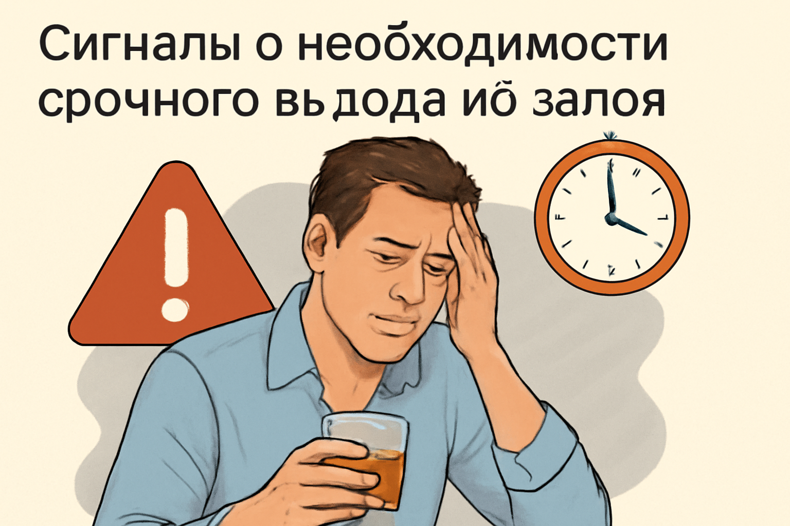 Сигналы о необходимости срочного выхода из запоя